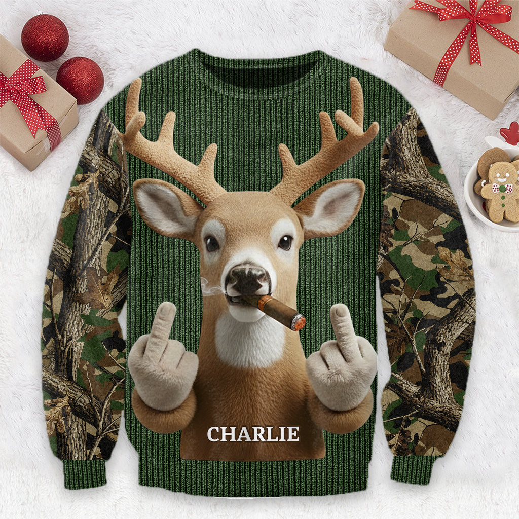 Hunting Season Is Coming - Personalized Hunting Ugly Sweater