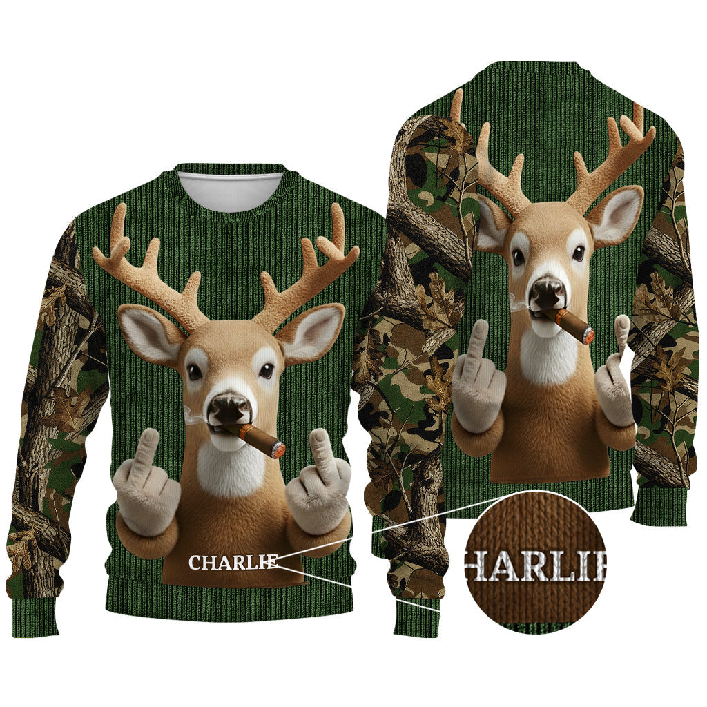 Hunting Season Is Coming - Personalized Hunting Ugly Sweater