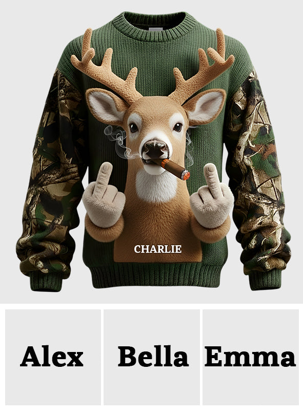Hunting Season Is Coming - Personalized Hunting Ugly Sweater