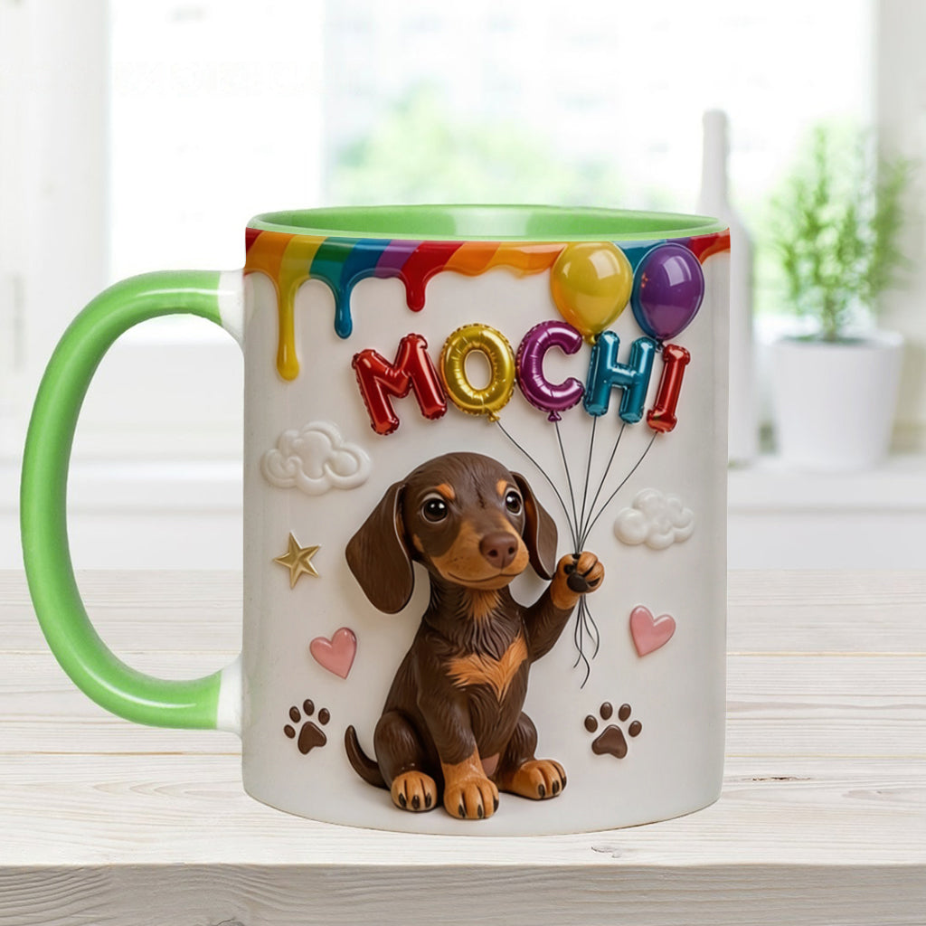 Ballon de Nom Personnalisé pour Animal - Tasse Accent Personnalisée avec Boîte Cadeau