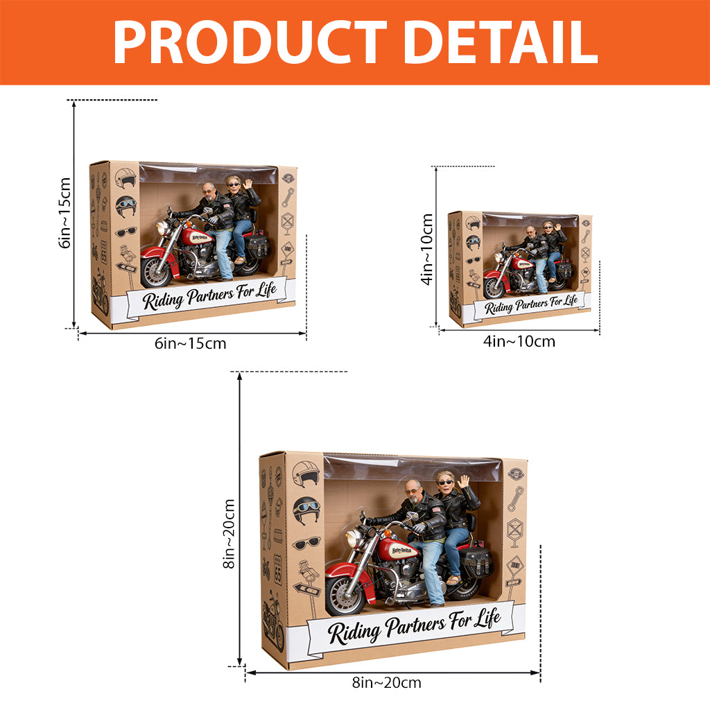 Passionné de moto - Plaque acrylique personnalisée en forme de motard