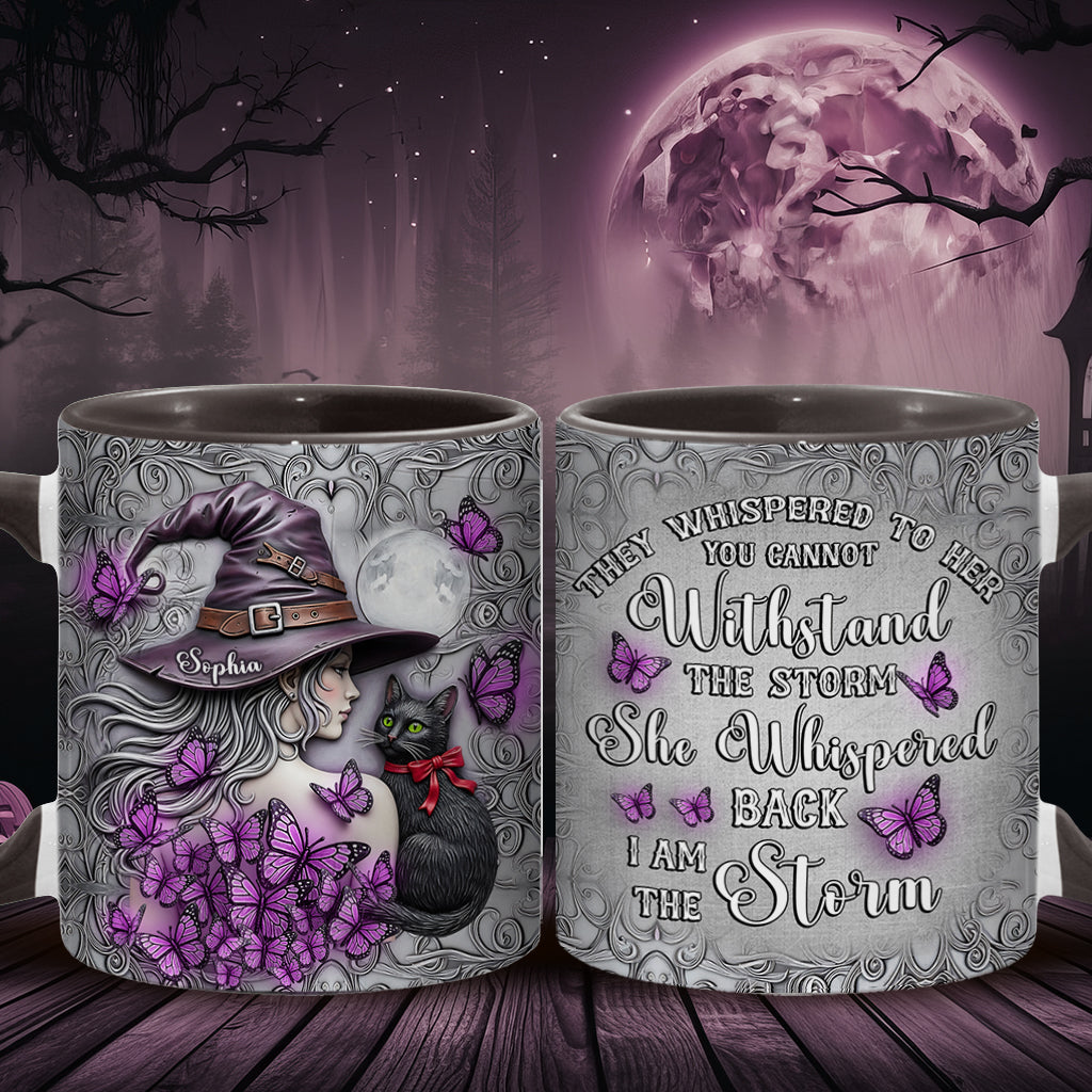 I Am The Stom - Personalized Witch Accent Mug