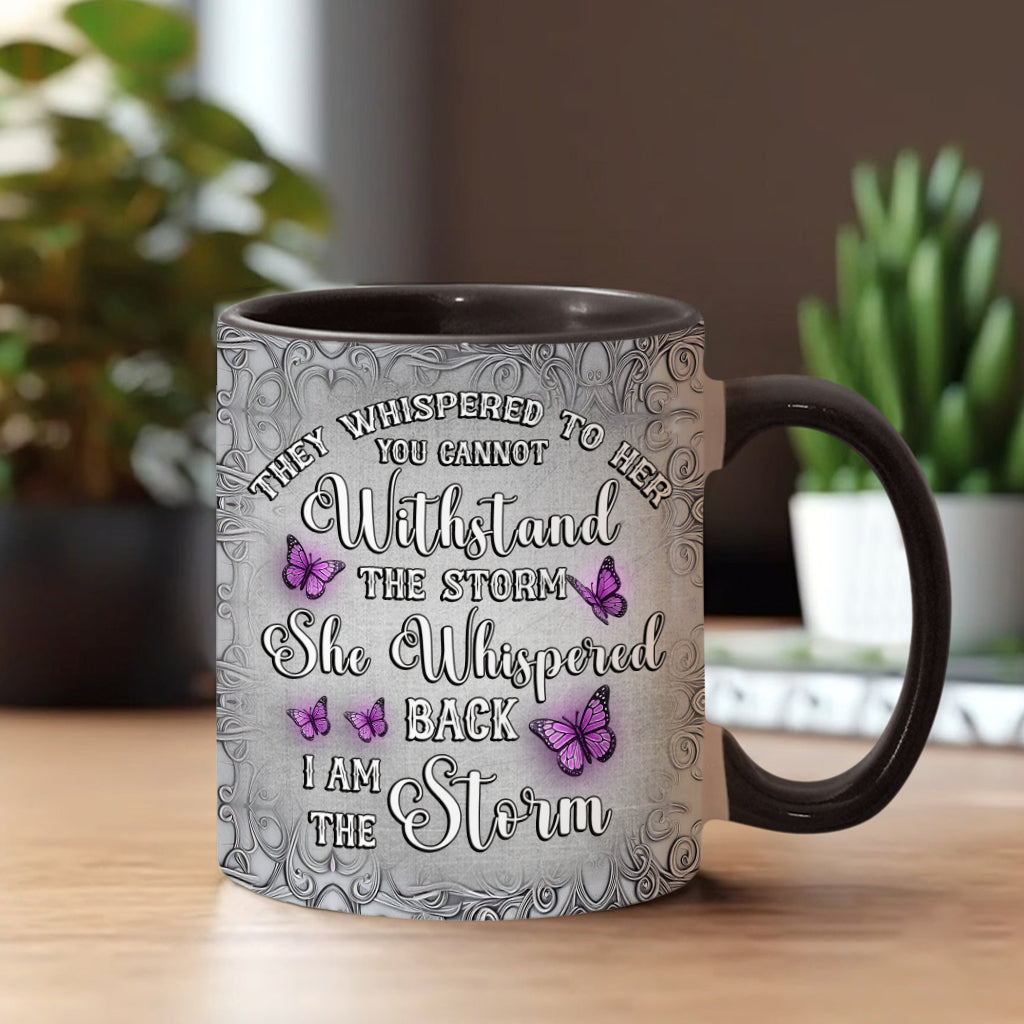 I Am The Stom - Personalized Witch Accent Mug