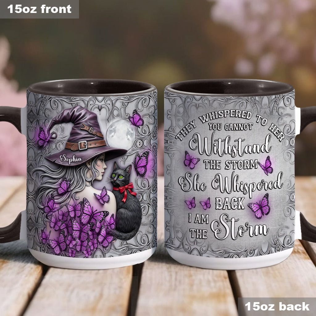 I Am The Stom - Personalized Witch Accent Mug