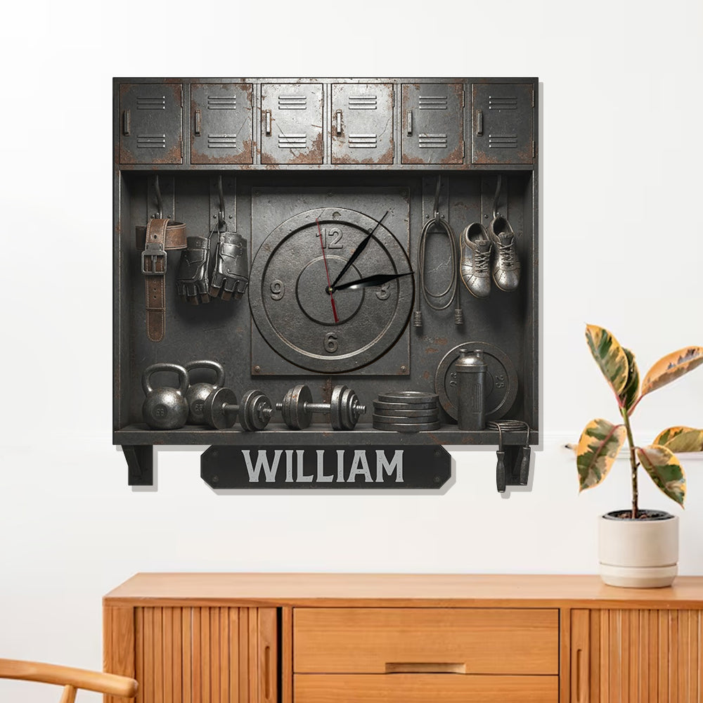 Ohne Fleiß kein Preis – Personalisierte Fitness-LED-Wanduhr