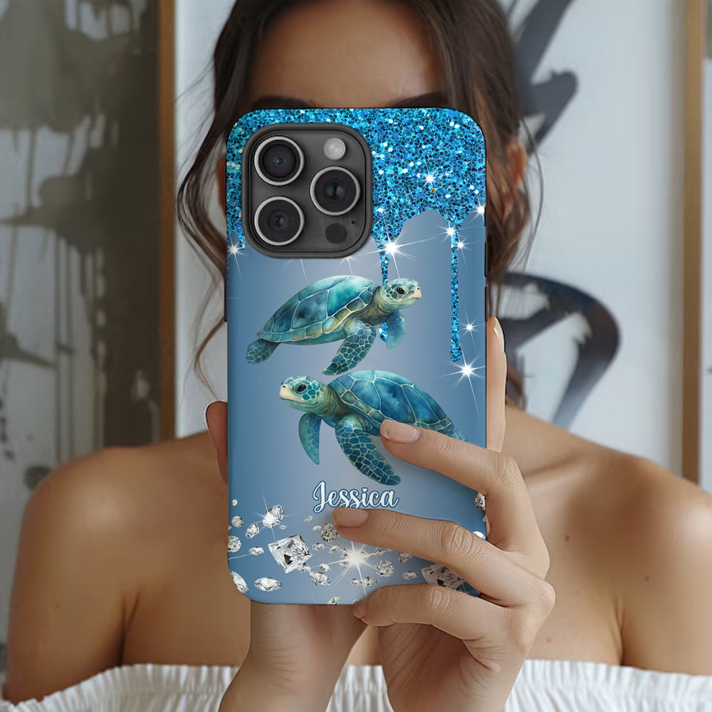 Beautiful Dolphins/ Turtles/ Whale... Gift For Sea Lover - Personalized Sea Lover Full Print Phone Case