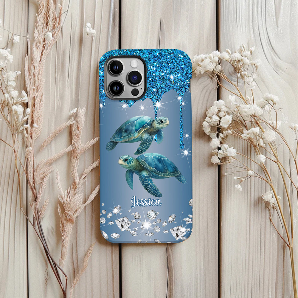 Beautiful Dolphins/ Turtles/ Whale... Gift For Sea Lover - Personalized Sea Lover Full Print Phone Case