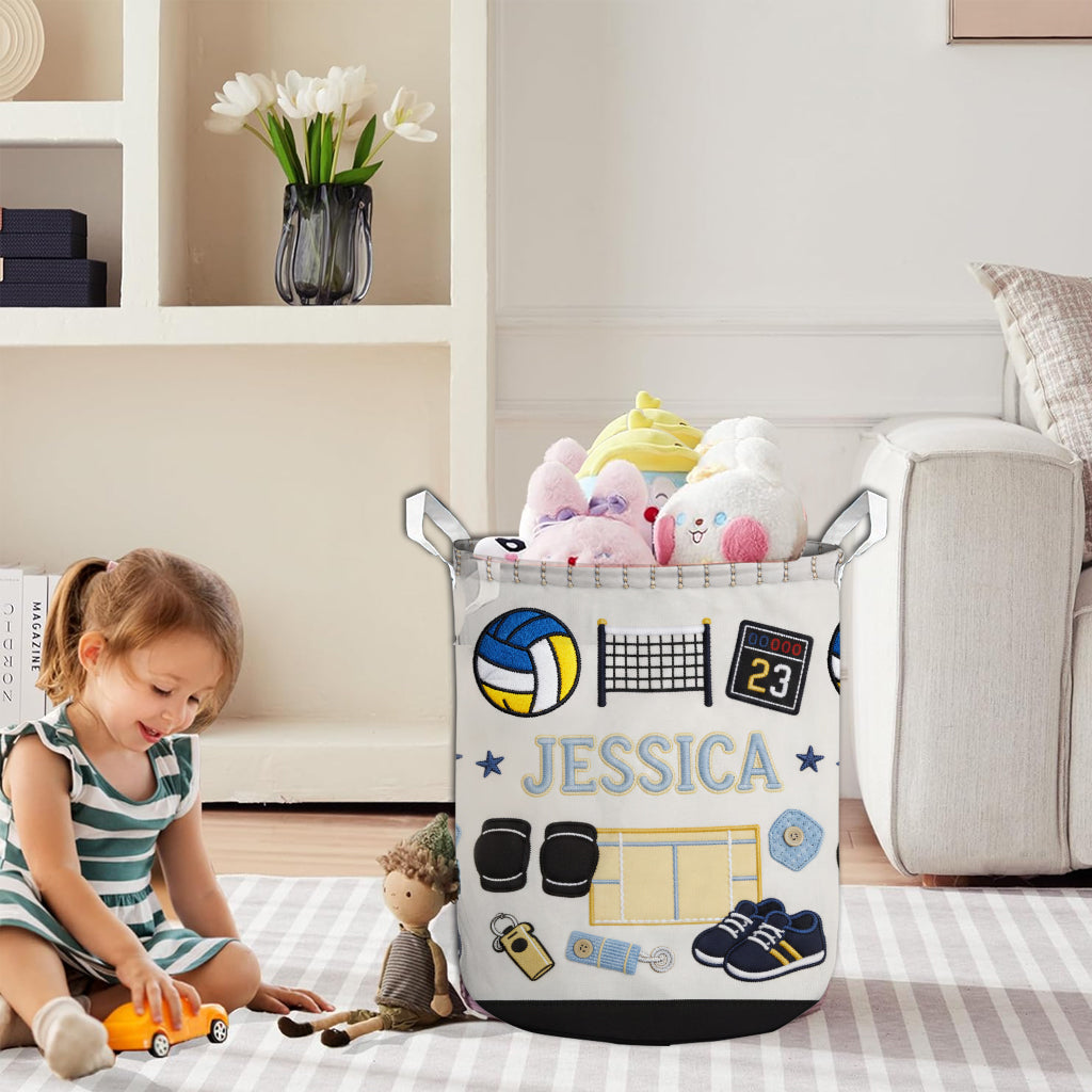Love Volleyball - Personalized Volleyball Storage Basket