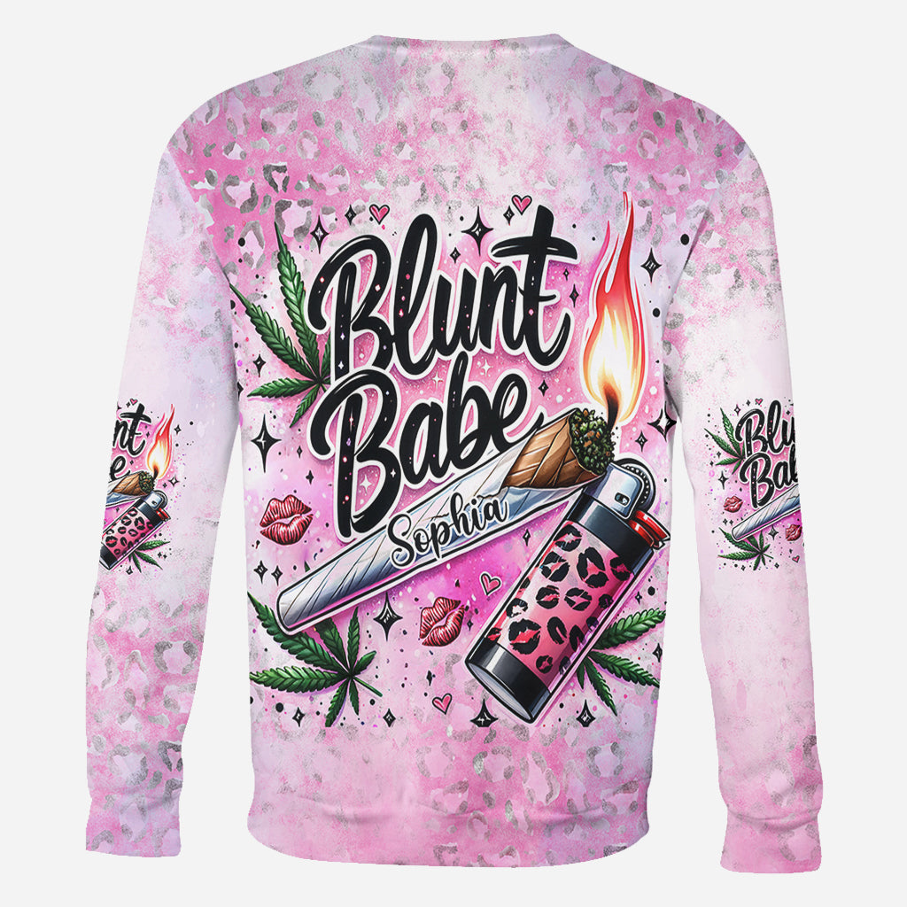 Blunt Babe - Personalized Weed All Over Shirt