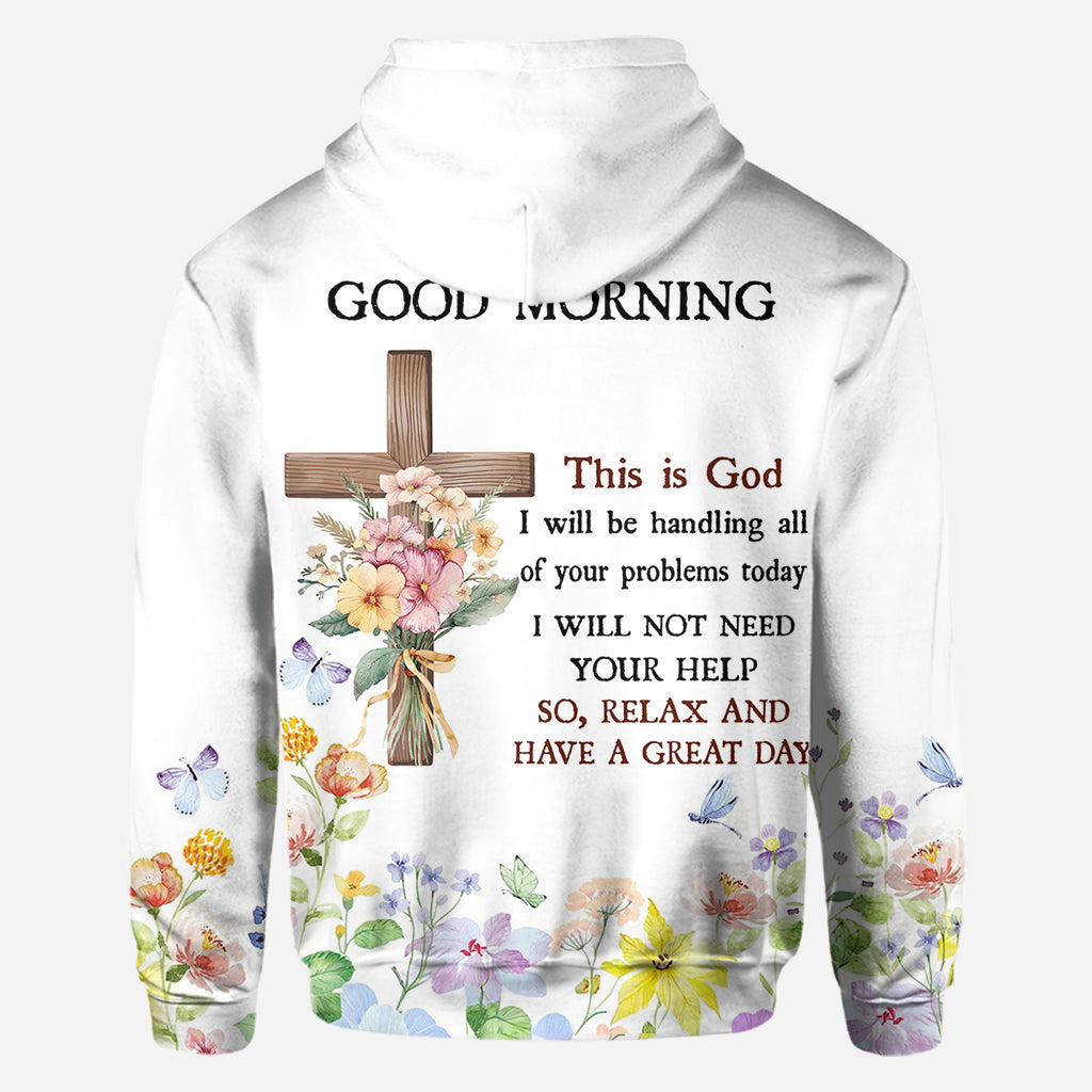 Good Morning This Is God - Personalized Christian All Over Shirt