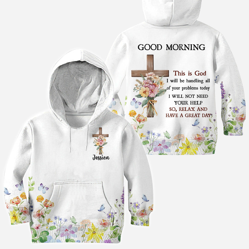 Good Morning This Is God - Personalized Christian All Over Shirt