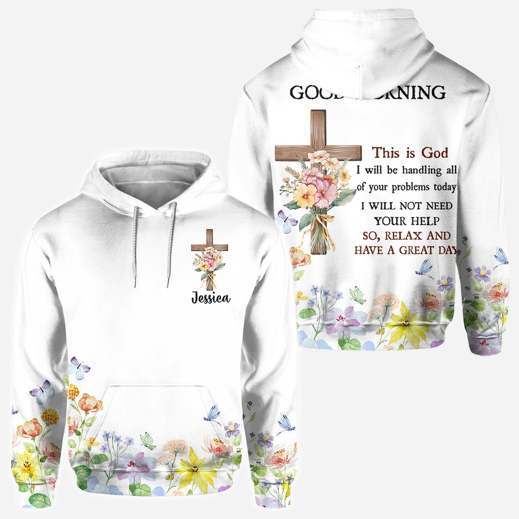 Good Morning This Is God - Personalized Christian All Over Shirt