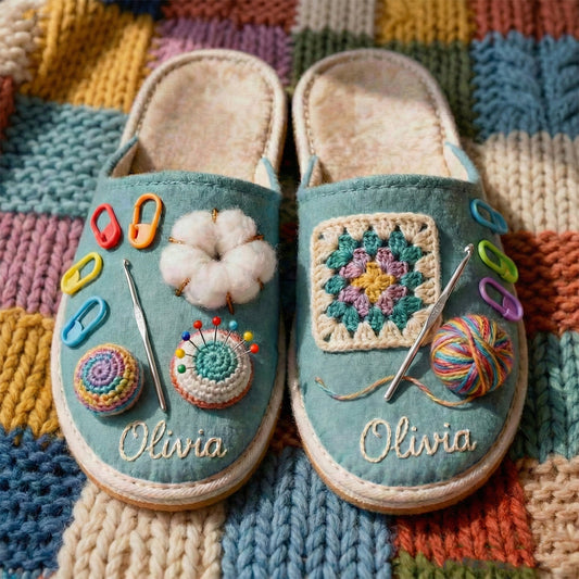 Garnliebe – Personalisierte Häkelpantoffeln