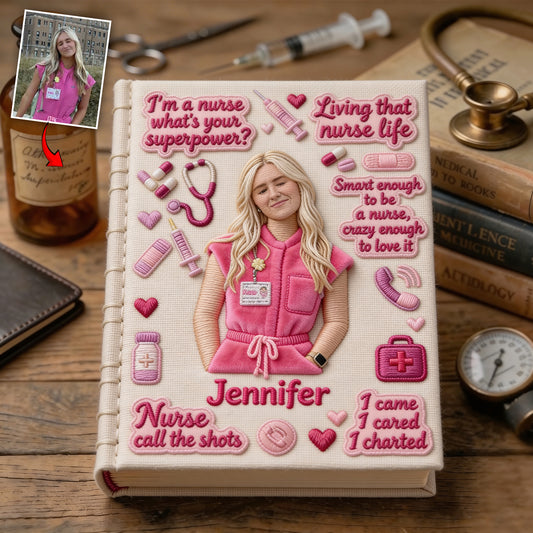 Nurse Journal - Personalized Nurse Leather Journal