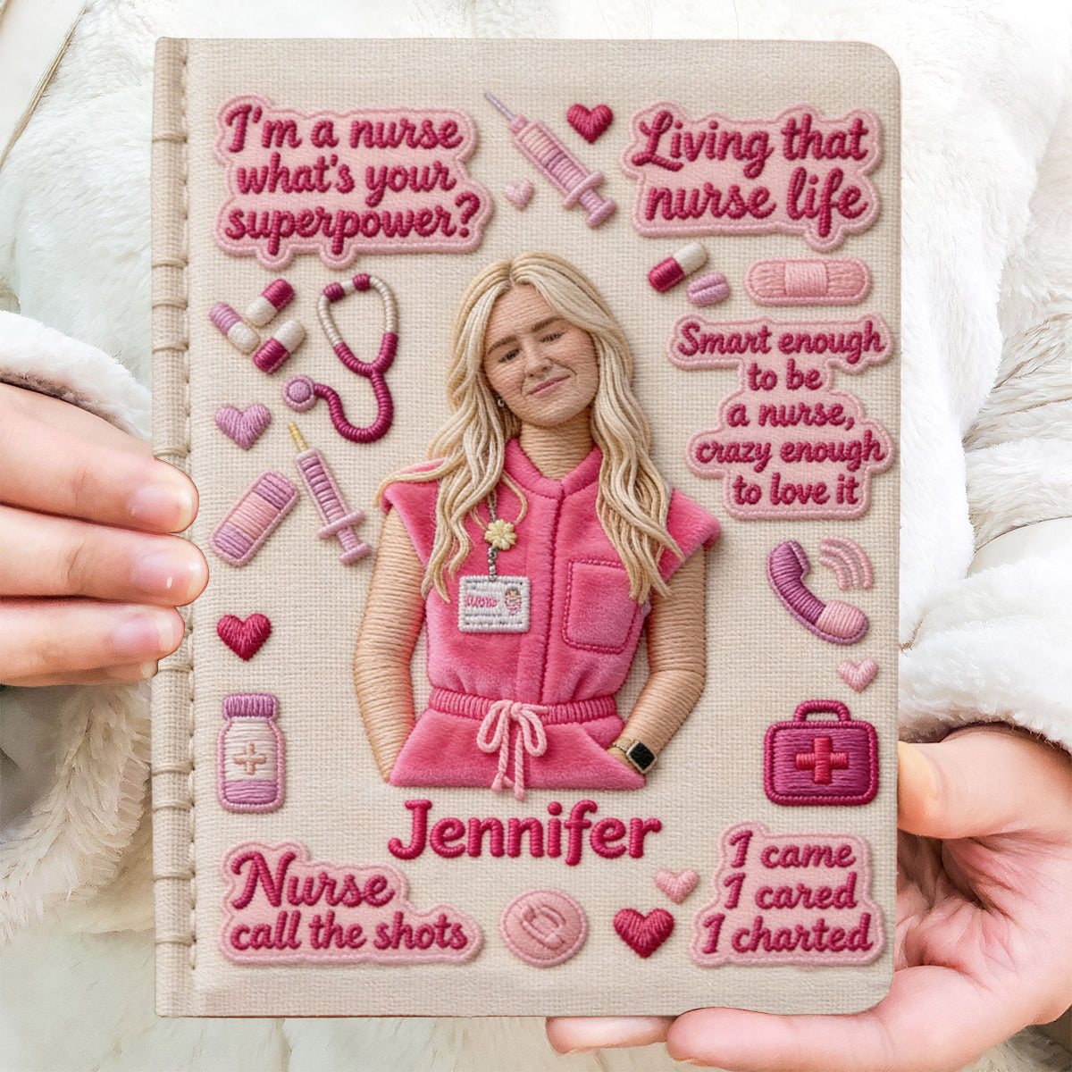 Nurse Journal - Personalized Nurse Leather Journal