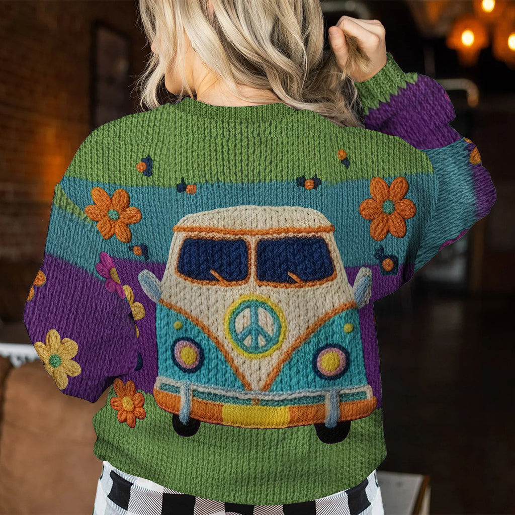 Hippie Souls - Personalized Hippie Ugly Sweater