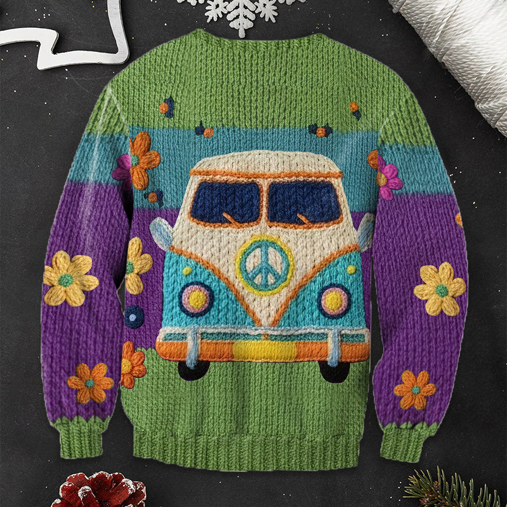 Hippie Souls - Personalized Hippie Ugly Sweater
