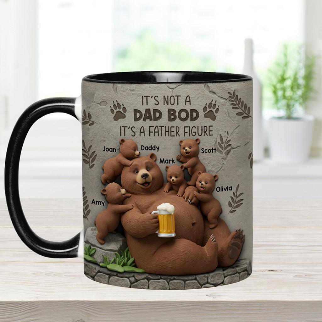 It's Not A Dad Bod - Personalized Father Accent Mug
