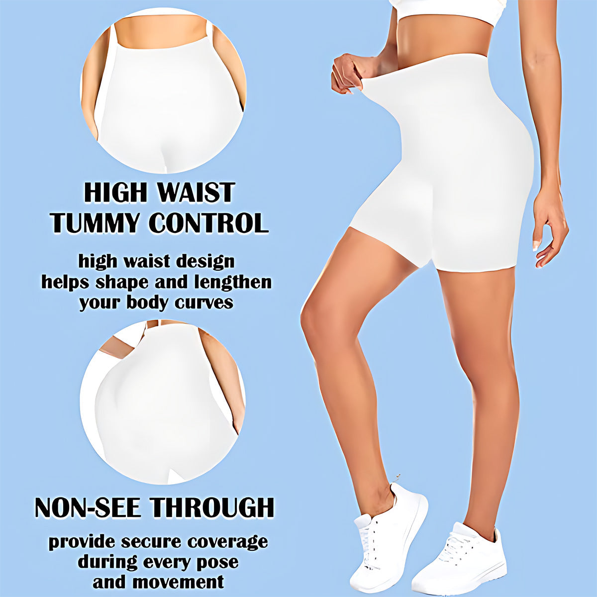 Coole Cowgirl-Shorts – Personalisierte Cowgirl-Radlerhosen mit hohem Bund