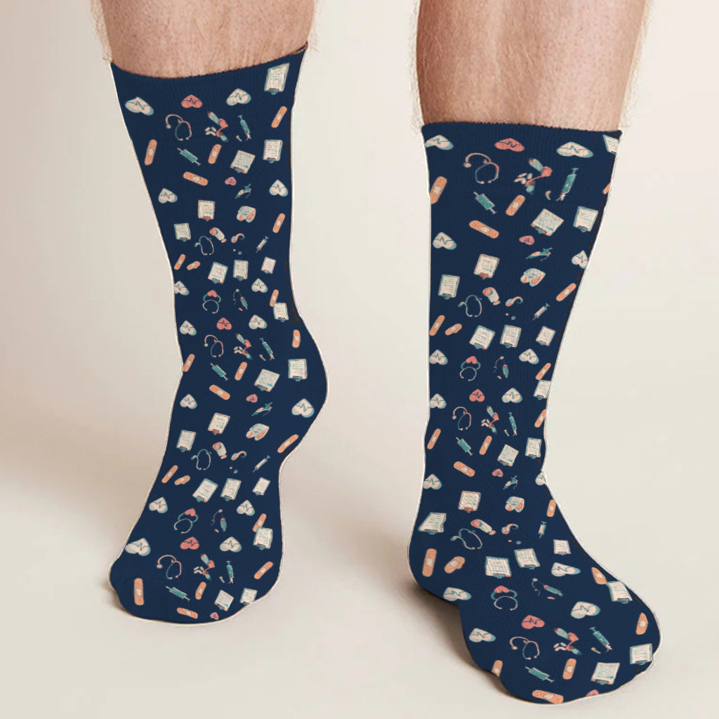 Night Shift Recovery - Personalized Nurse Socks