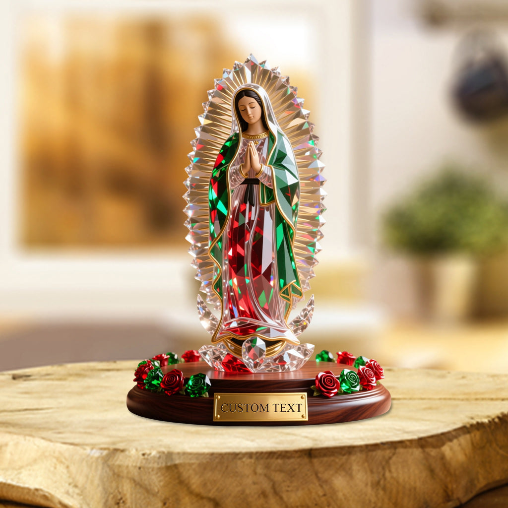 Our Lady Of Guadalupe - Personalized Christian Custom Shaped Acrylic Plaque