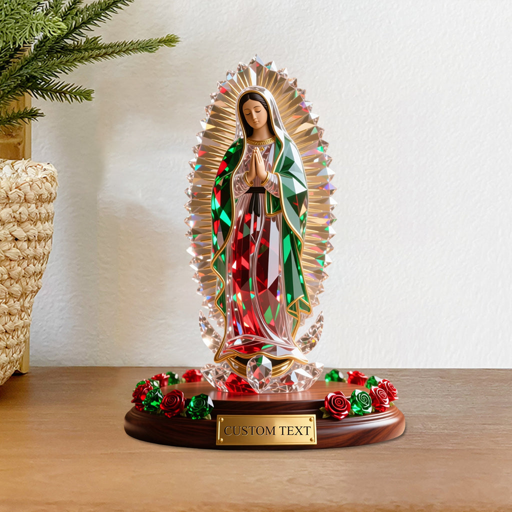 Our Lady Of Guadalupe - Personalized Christian Custom Shaped Acrylic Plaque