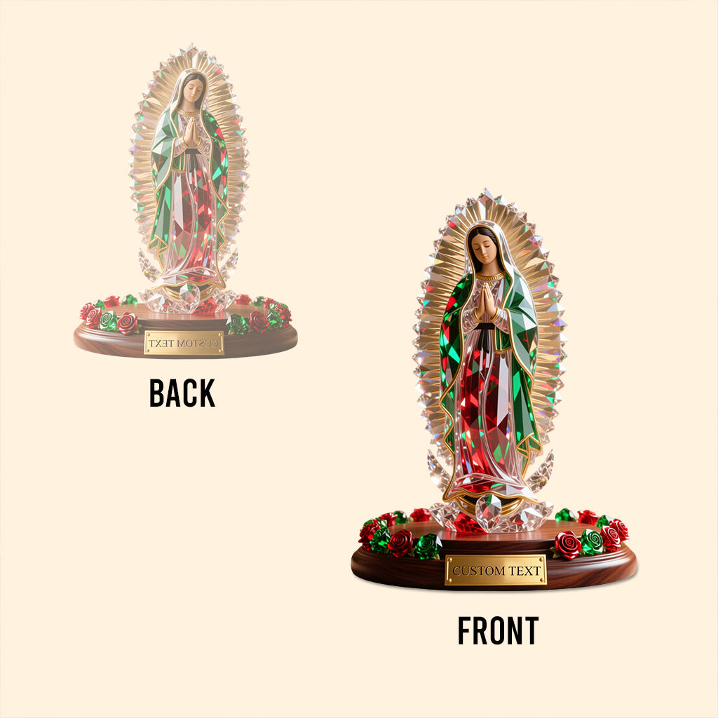 Our Lady Of Guadalupe - Personalized Christian Custom Shaped Acrylic Plaque