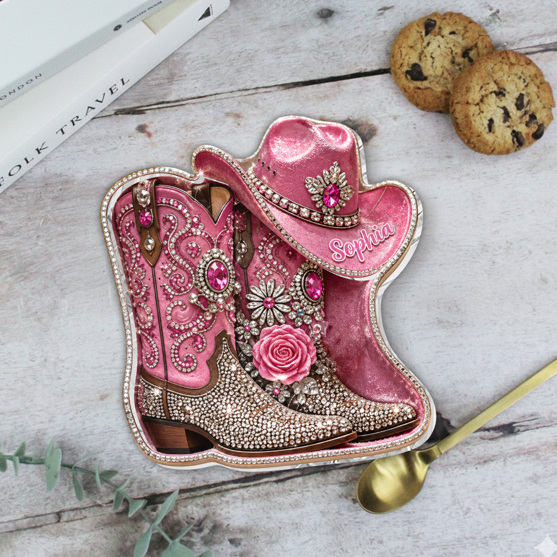 Cowgirl Spirit - Personalisierbares Cowgirl Ablagefach