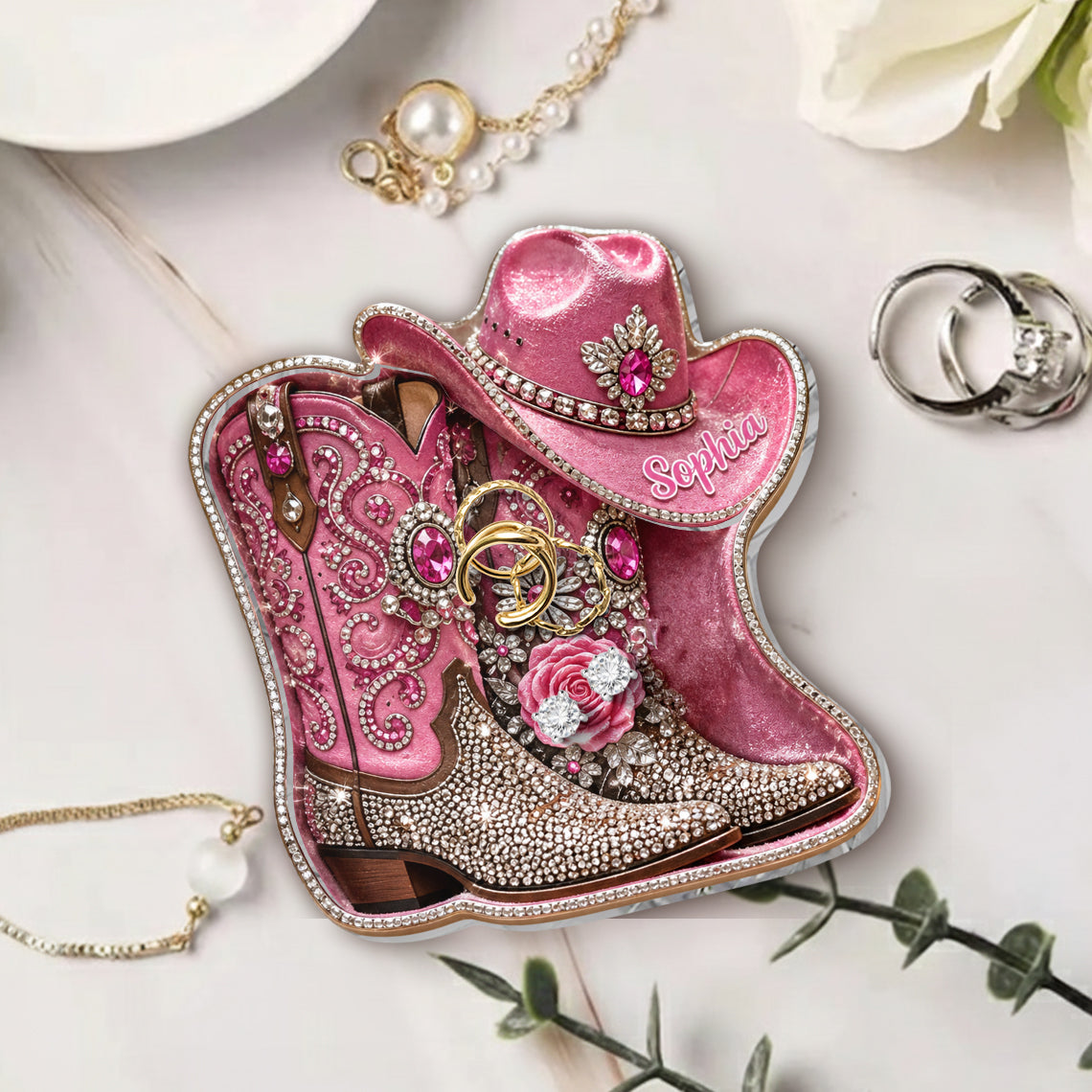 Cowgirl Spirit - Personalisierbares Cowgirl Ablagefach