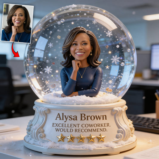 Excellent Coworker. Would Recommend. - Personalized Colleague Custom Shaped Acrylic Plaque