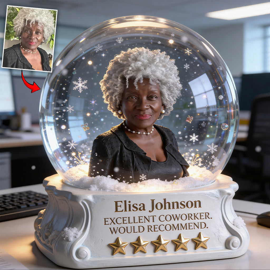 Excellent Coworker. Would Recommend. - Personalized Colleague Custom Shaped Acrylic Plaque