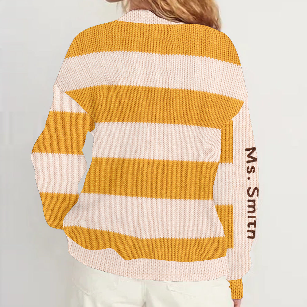 Jede Foto-Liebe als Lehrer - Personalisierter Lehrer Cardigan