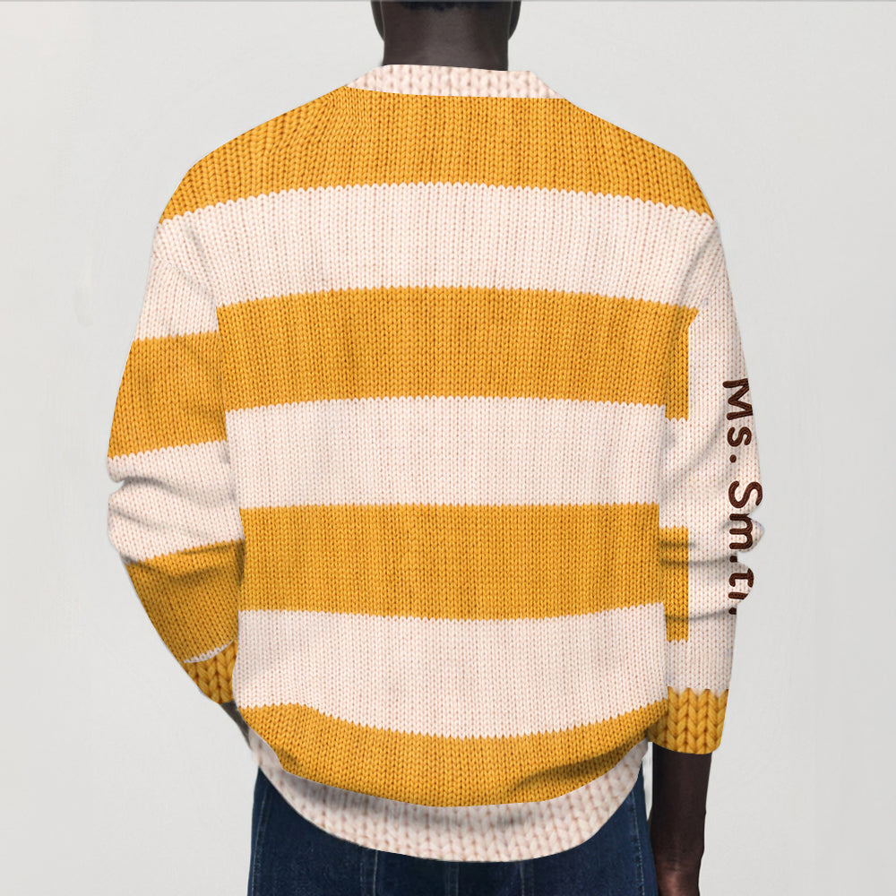 Jede Foto-Liebe als Lehrer - Personalisierter Lehrer Cardigan