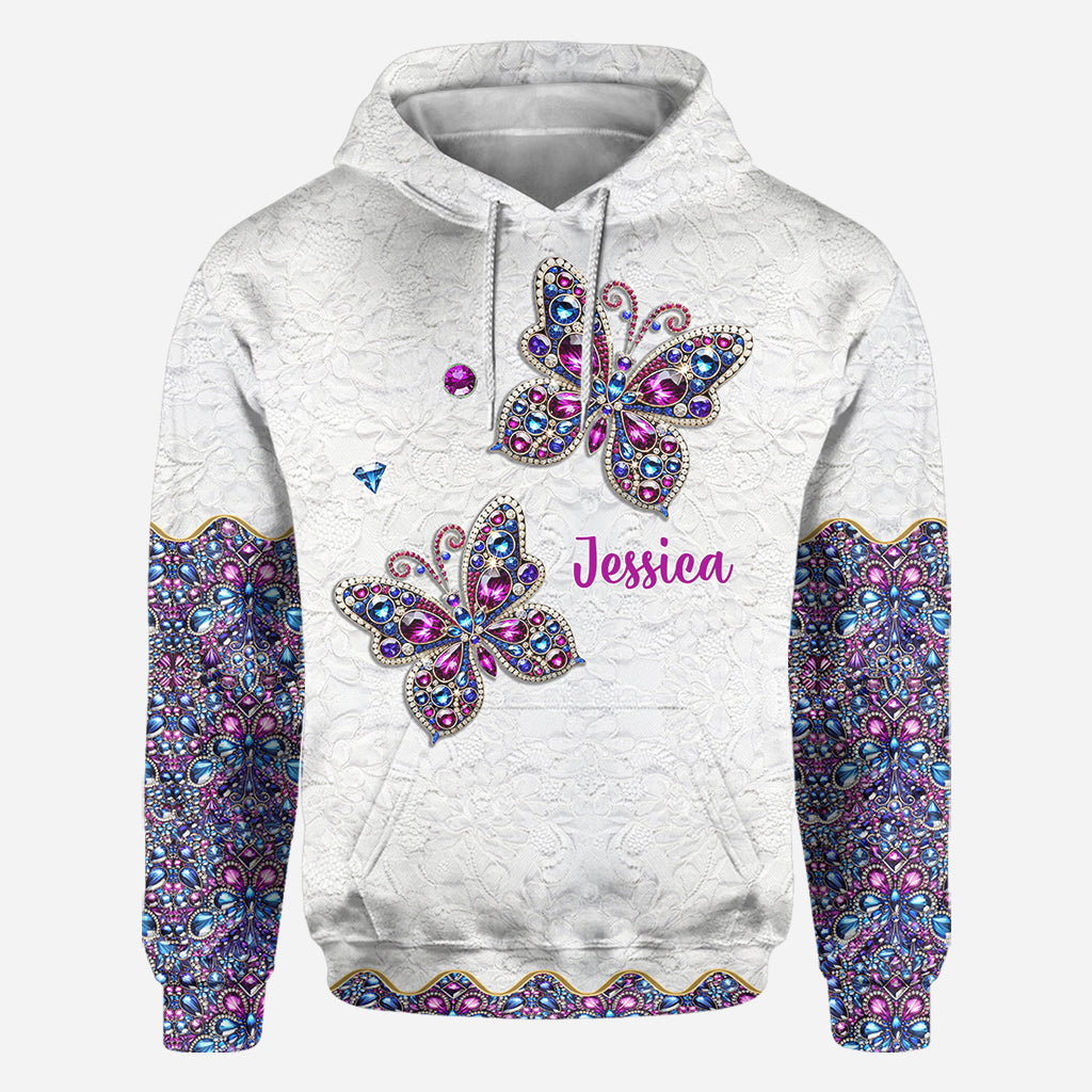 Beautiful Butterfly - Personalized Butterfly All Over Shirt