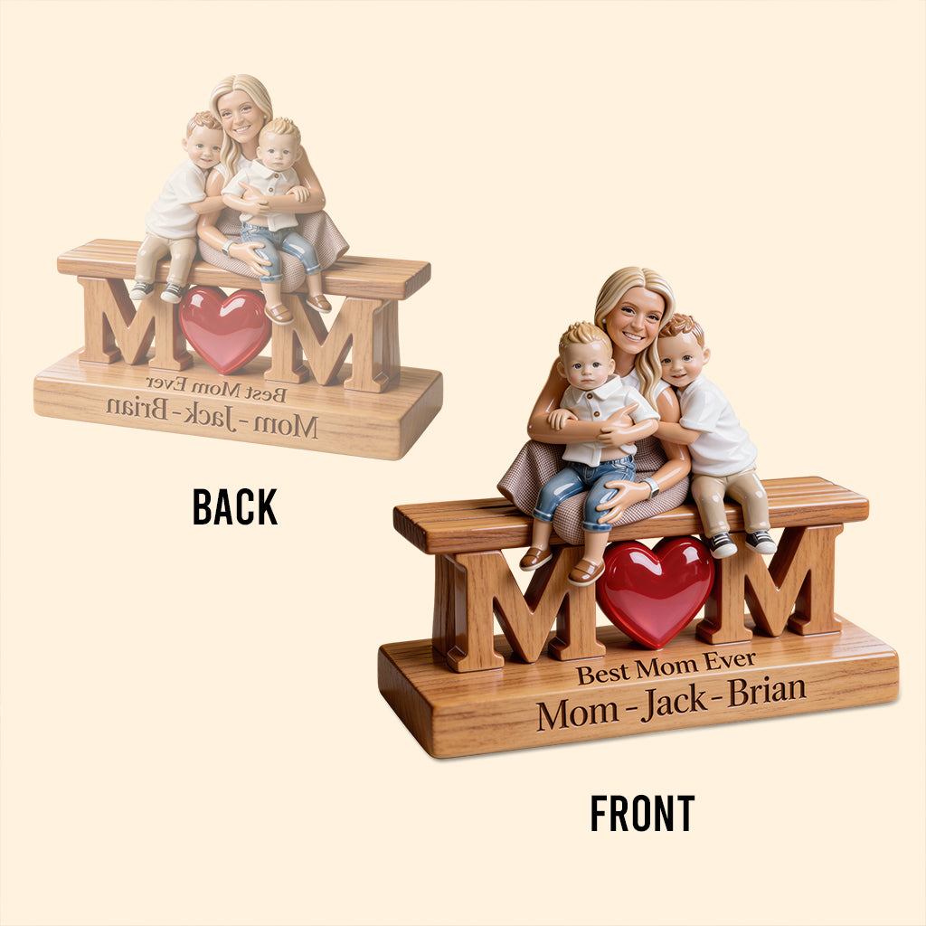 Plaque acrylique personnalisée avec photo - Un lien éternel - Plaque en acrylique personnalisée pour maman