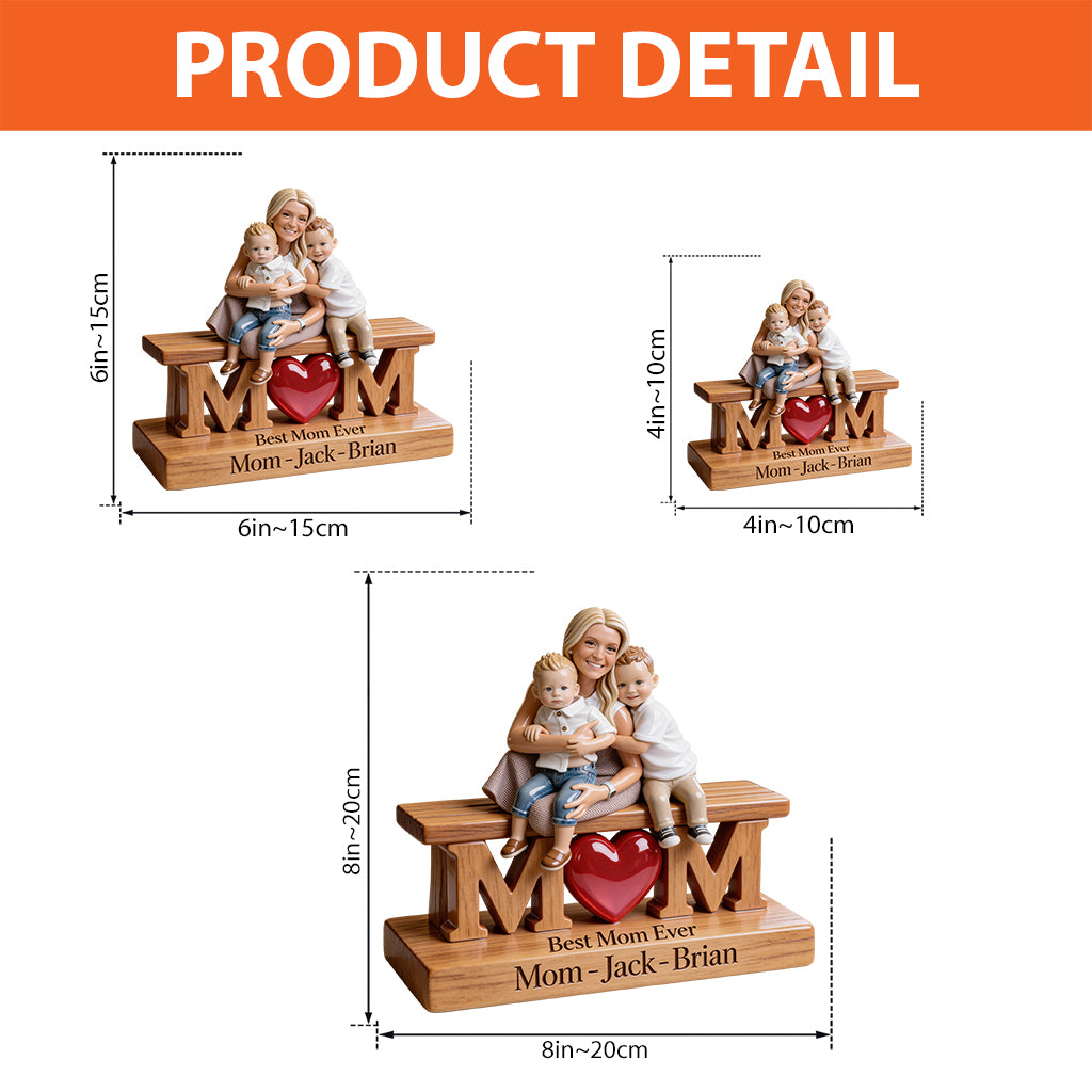 Plaque acrylique personnalisée avec photo - Un lien éternel - Plaque en acrylique personnalisée pour maman