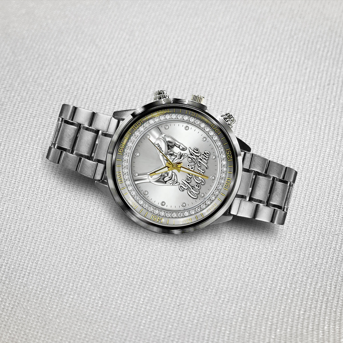 You & Me We Got This - Personalized Couple Hand Watch