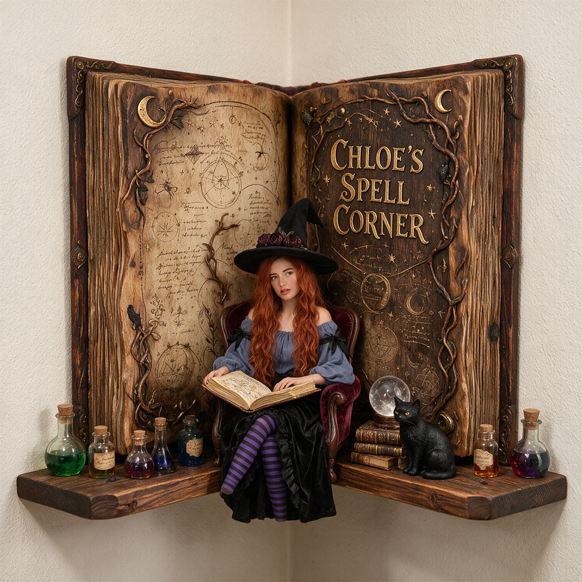 My Spell Corner - Personalized Witch Corner Rack