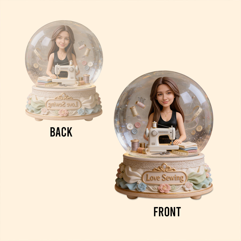 Erinnerungsstück für Nähbegeisterte – personalisierte Acrylplakette in individueller Form