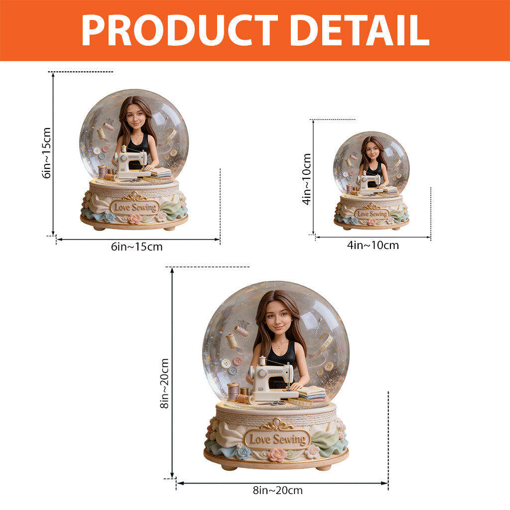 Erinnerungsstück für Nähbegeisterte – personalisierte Acrylplakette in individueller Form