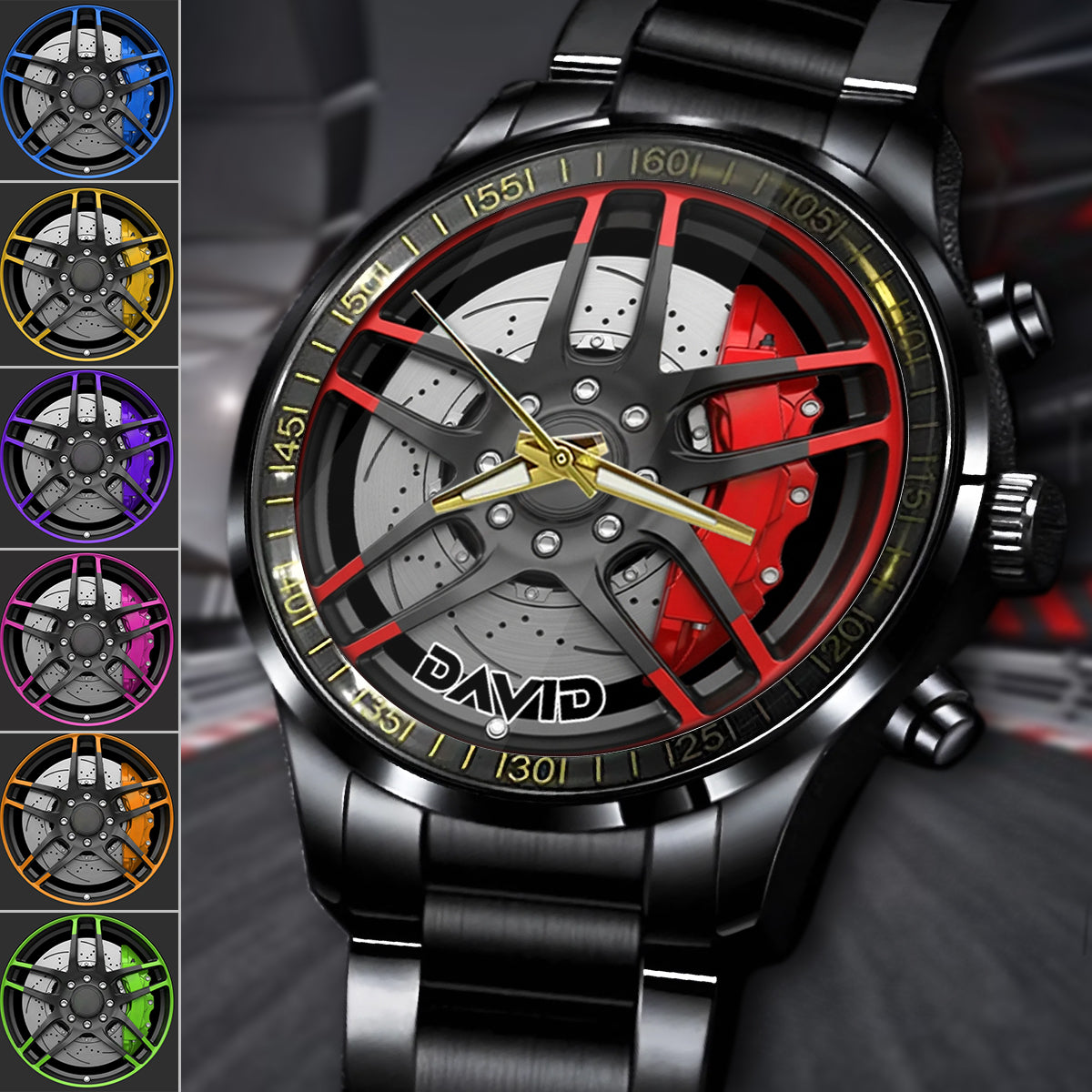 Amazing Wheel - Personalized Mechanic Hand Watch