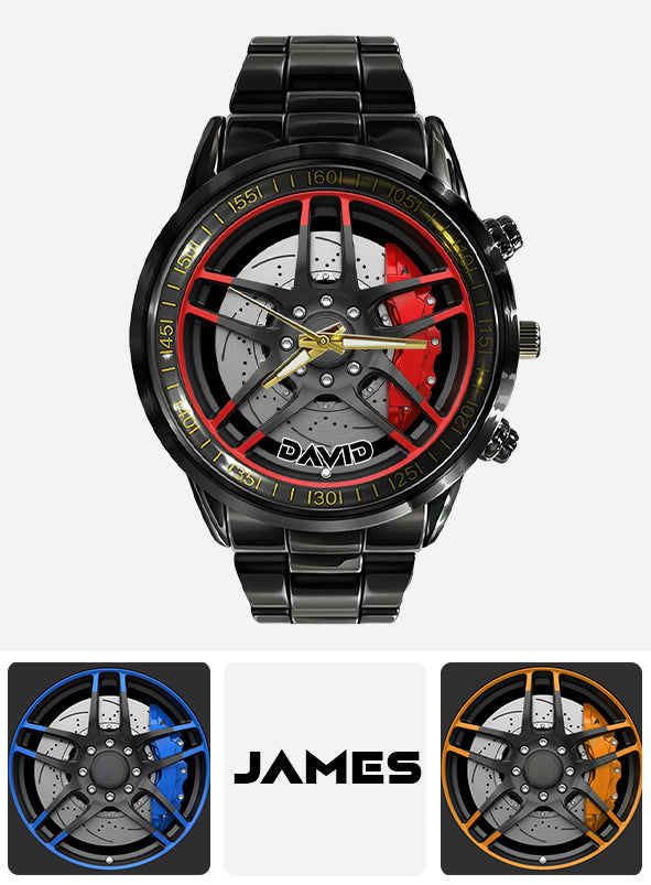 Amazing Wheel - Personalized Mechanic Hand Watch
