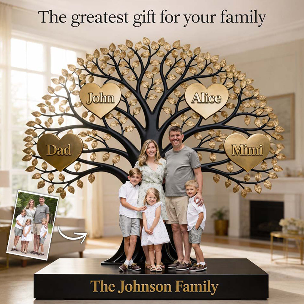 Family Gift - Personalized Family Custom Shaped Acrylic Plaque