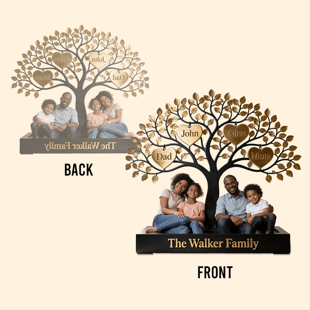 Family Gift - Personalized Family Custom Shaped Acrylic Plaque
