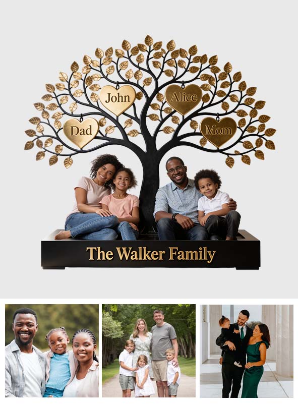 Family Gift - Personalized Family Custom Shaped Acrylic Plaque