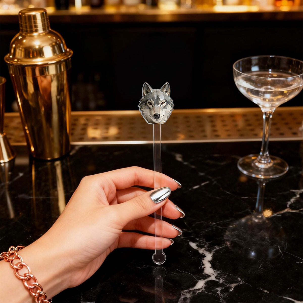 Mug personnalisé à partir de n'importe quelle photo - Coffret de chasse avec agitateurs en acrylique