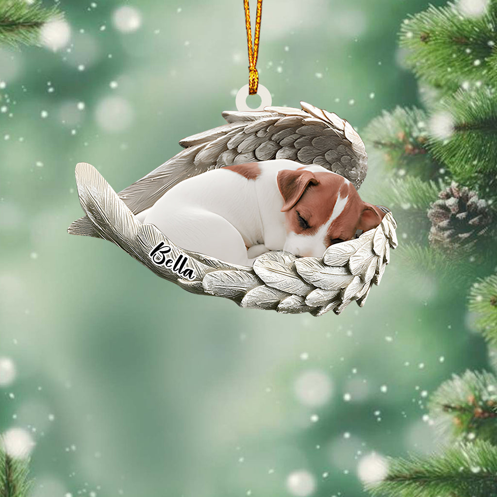 Angel Wings Dogs Cats Pet Lovers - Personalized Dog Ornament