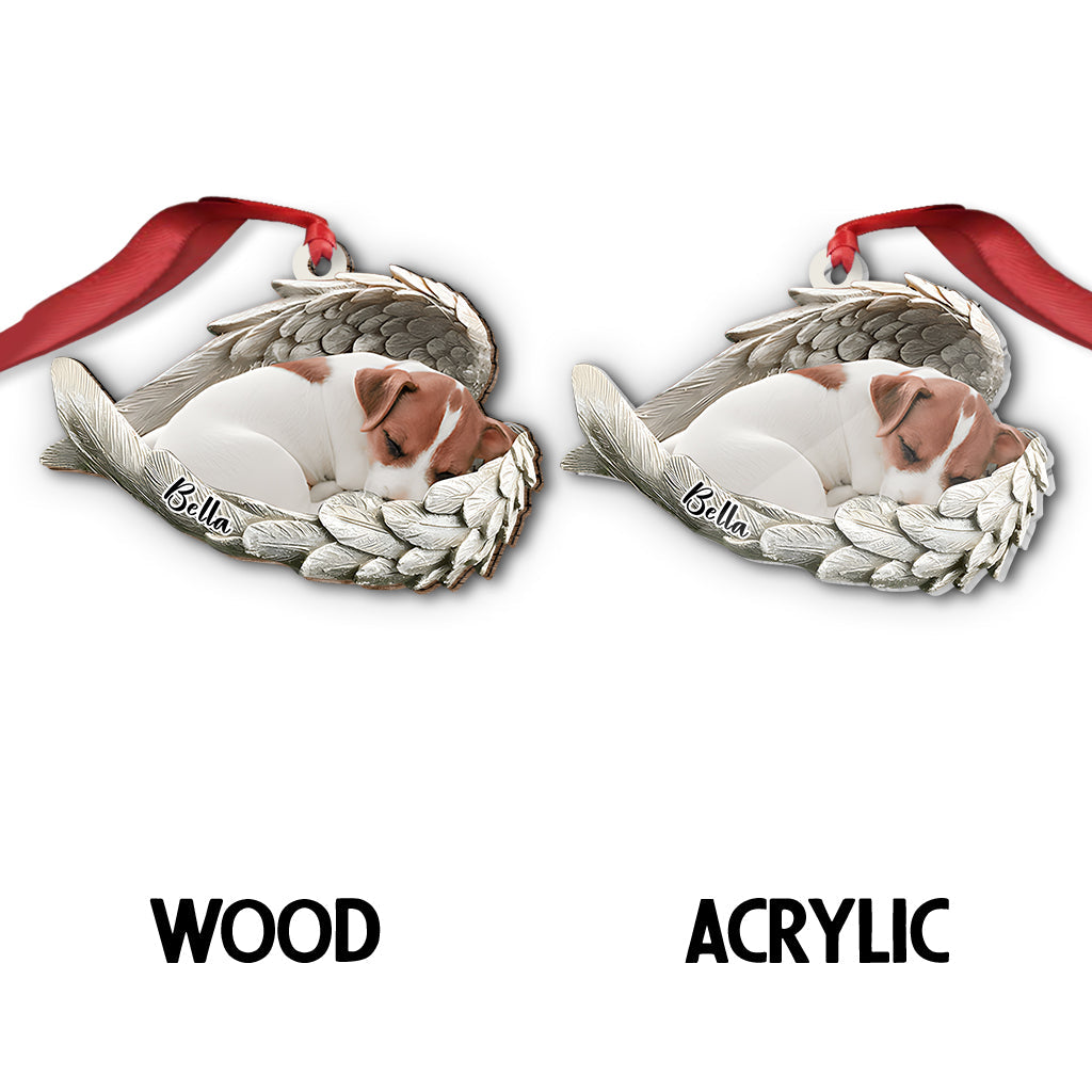 Angel Wings Dogs Cats Pet Lovers - Personalized Dog Ornament