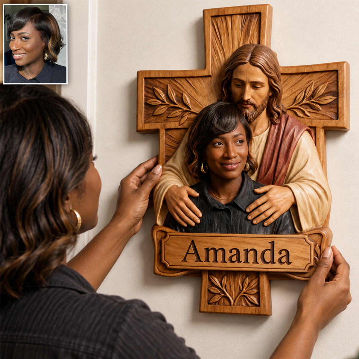 Believer - Personalized Christian 2 Layered Wood Sign / Wood Plaque