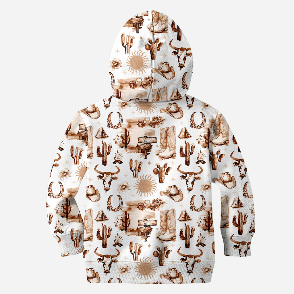 Cowgirl Spirit - Personalized Cowgirl Hoodie and Leggings